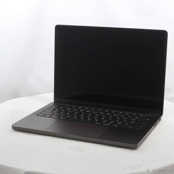 【中古】Apple(アップル) 〔展示品〕 MacBook Pro 14.2-inch Late-2025 MDE04J／A Apple M5 10コアCPU_10コアGPU 16GB SSD512GB スペースブラック 〔macOS v26.3.2〕 【344-ud】