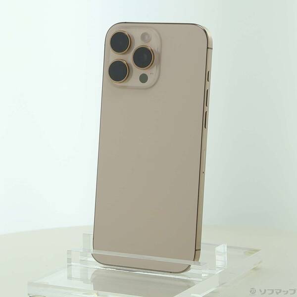 【中古】Apple(アップル) iPhone16 Pro Max 256GB デザートチタニウム MYWJ3J／A SIMフリー 【262-ud】