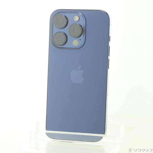 【中古】NTTドコモ iPhone15 Pro 1TB ブルーチタニウム MTUU3J／A SIMフリー 【295-ud】