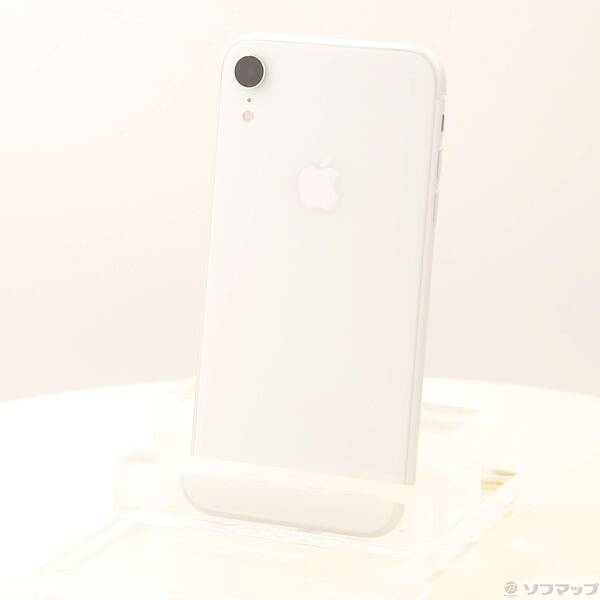 【中古】Apple(アップル) iPhoneXR 64GB 白いこと MT032J／A SIM無償性 【368-ud】 スマートフォン・タブレット-スマートフォン本体