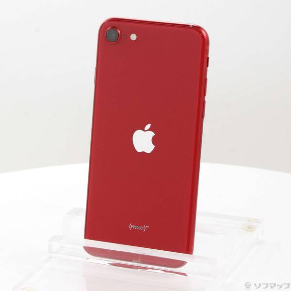 【中古】Apple(アップル) iPhone SE 第2世代 128GB プロダクトレッド MHGV3J／A SIMフリー 【377-ud】