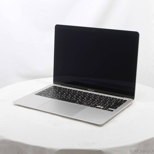 【中古】Apple(アップル) MacBook Air 13.3-inch Late-2020 MGN93J／A Apple M1 8中核グループ中央処理装置_7中核グループGPU 8GB SSD256GB しろがね色 〔15.3 Sequoia〕 【377-ud】
