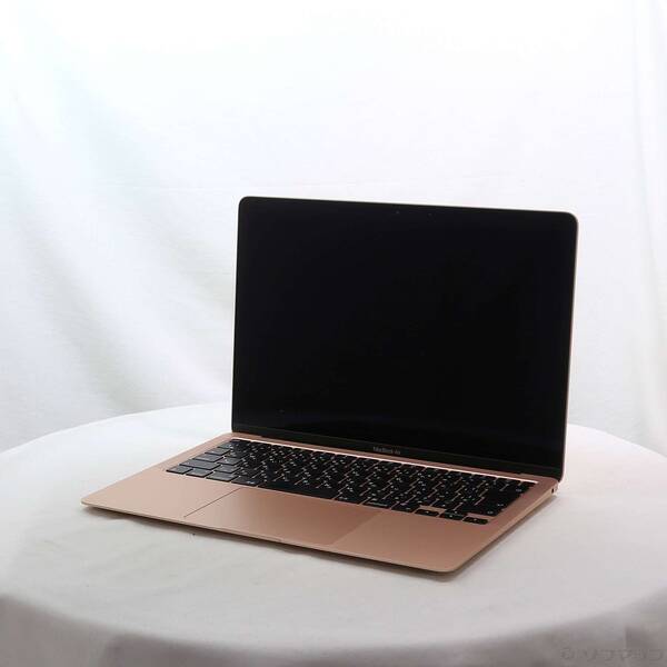 【中古】Apple(アップル) MacBook Air 13.3-inch Late-2020 MGND3J／A Apple M1 8中核グループ中央処理装置_7中核グループGPU 8GB SSD256GB ゴールド 〔15.3 Sequoia〕 【377-ud】