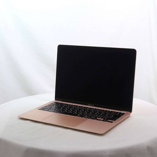 【中古】Apple(アップル) MacBook Air 13.3-inch Late-2020 MGND3J／A Apple M1 8中核グループ中央処理装置_7中核グループGPU 8GB SSD256GB ゴールド 〔15.3 Sequoia〕 【377-ud】