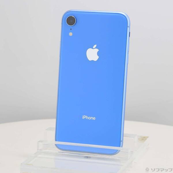 【中古】Apple(アップル) iPhoneXR 128GB 青み MT0U2J／A SIM無償性 【368-ud】