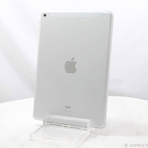 【中古】Apple(アップル) iPad 第6時人 32GB しろがね色 MR6P2J／A au鍵を掛ける取り消すSIM無償性 【377-ud】 タブレットPC本体-スマートフォン・タブレット