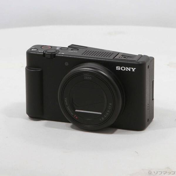 【中古】SONY(ソニー) 〔見せびらかす品〕 VLOGCAM ZV-1 II シューティンググリップキット 黒いこと 【348-ud】