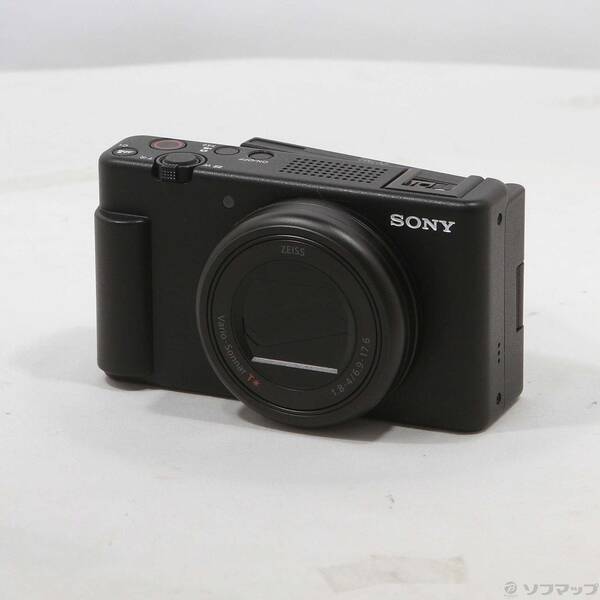 【中古】SONY(ソニー) 〔見せびらかす品〕 VLOGCAM ZV-1 II シューティンググリップキット 黒いこと 【352-ud】
