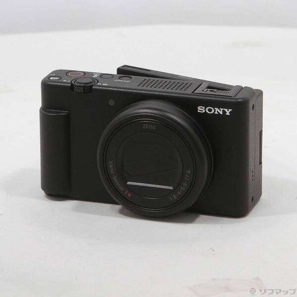 【中古】SONY(ソニー) 〔見せびらかす品〕 VLOGCAM ZV-1 II シューティンググリップキット 黒いこと 【348-ud】