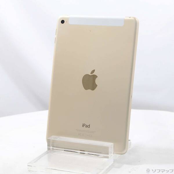 【中古】Apple(アップル) iPad mini 4 32GB ゴールド MNWG2J／A au鍵を掛ける取りけすSIM無償性 【377-ud】