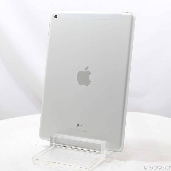 【中古】Apple(アップル) iPad 第6時人 32GB しろがね色 MR6P2J／A au鍵を掛ける取り消すSIM無償性 【377-ud】 タブレットPC本体-スマートフォン・タブレット