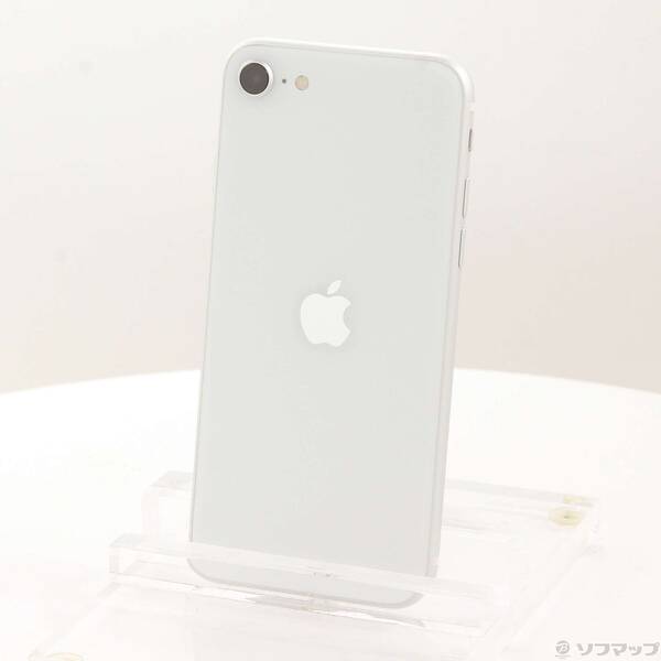 【中古】Apple(アップル) iPhone SE 第2世代 64GB ホワイト MHGQ3J／A SIMフリー 【377-ud】