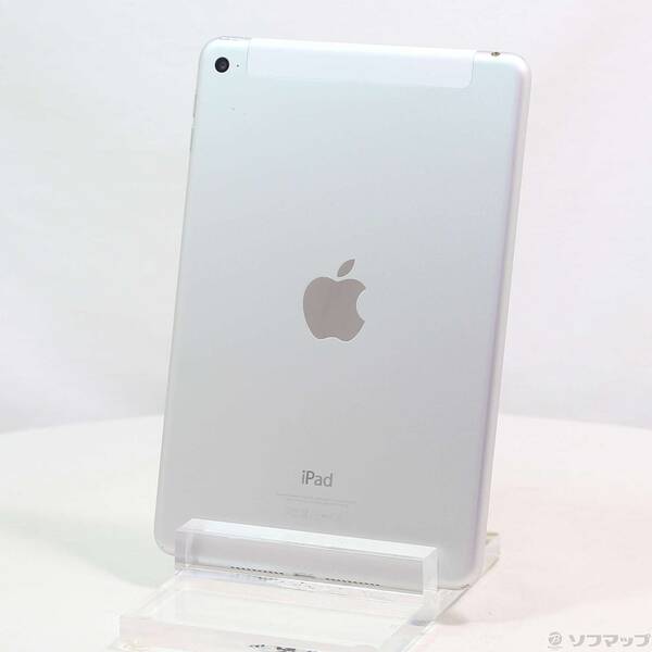 【中古】Apple(アップル) iPad mini 4 64GB しろがね色 MK732J／A SoftBank 【269-ud】