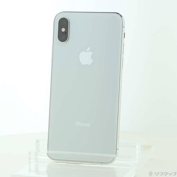 【中古】Apple(アップル) iPhoneXS 64GB シルバー MTAX2J／A SIMフリー 【348-ud】