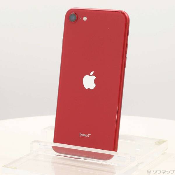 【中古】Apple(アップル) iPhone SE 第2世代 64GB プロダクトレッド MHGR3J／A SIMフリー 【377-ud】