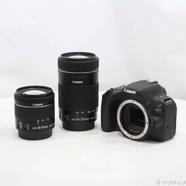 【中古】Canon(キヤノン) EOS Kiss X9 黒いこと ダブルズームキット 【262-ud】