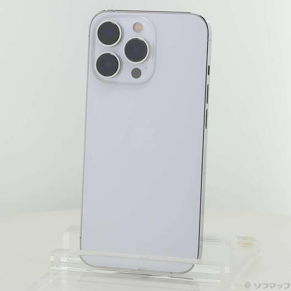 【中古】Apple(アップル) iPhone13 Pro 128GB しろがね色 MLUF3J／A SIM無償性 【258-ud】 スマートフォン・タブレット-スマートフォン本体