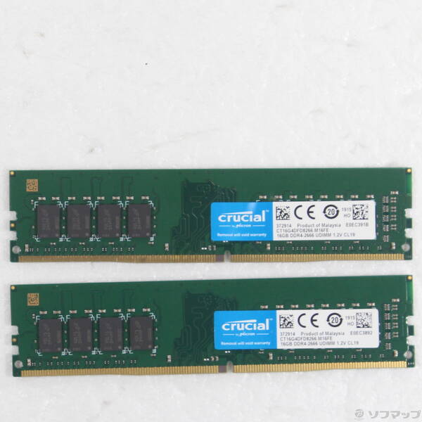 【中古】Crucial CT2K16G4DFD8266 32GB 16GB&times;2枚組 【262-ud】｜ソフマップ中古専門店