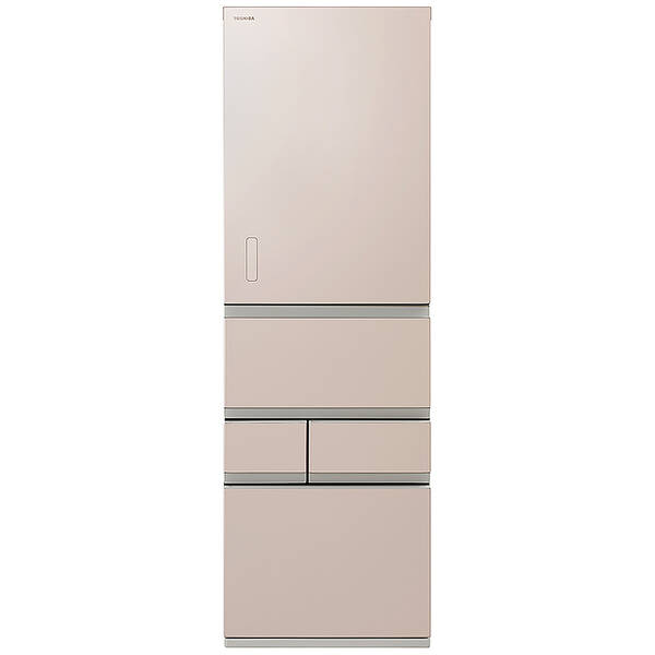 【中古】TOSHIBA(東芝) 〔見せびらかす品〕 電気冷蔵庫 VEGETA（ベジータ）GTM続きもの エクリュゴールド GR-Y450GTM-NS ［幅60珊 ／452L ／5部屋の入り口 ／右くい違い手合い］ 【399-ud】