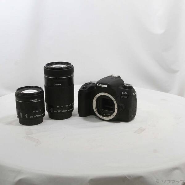 【中古】Canon(キヤノン) EOS 9000D ダブルズームキット 【262-ud】