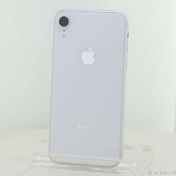 【中古】Apple(アップル) iPhoneXR 128GB 白いこと MT0J2J／A SoftBank 【269-ud】