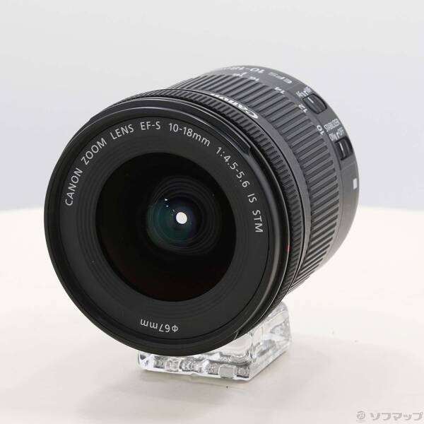 【中古】Canon(キヤノン) Canon EF-S 10-18粍 F4.5-5.6 IS STM 【198-ud】
