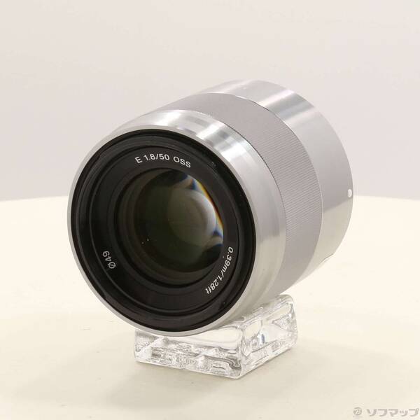 【中古】SONY(ソニー) E 50粍 F1.8 OSS SEL50F18 E水晶体／しろがね色 【247-ud】