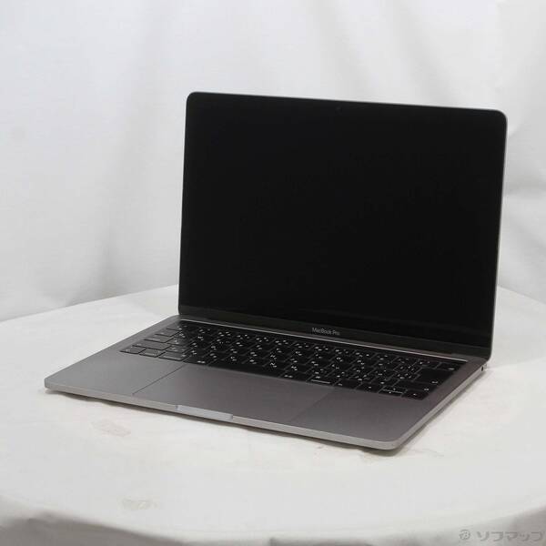 【中古】Apple(アップル) MacBook Pro 13.3-inch Mid-2019 MUHP2J／A Core_i5 1.4GHz 8GB SSD256GB 空白文字薄墨色 〔10.15 Catalina〕 【377-ud】 ノートPC-パソコン・周辺機器