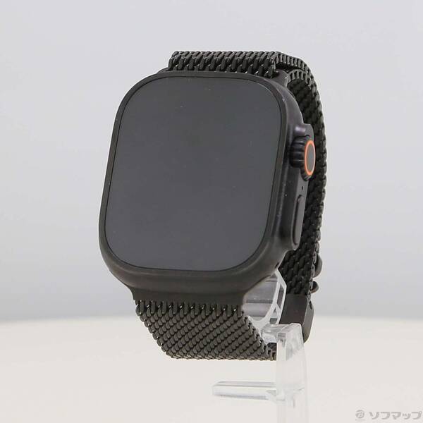 【中古】Apple(アップル) Apple Watch Ultra 3 GPS + Cellular 49粍 ブラックチタニウムケース ブラックチタニウムミラネーゼループ 【297-ud】
