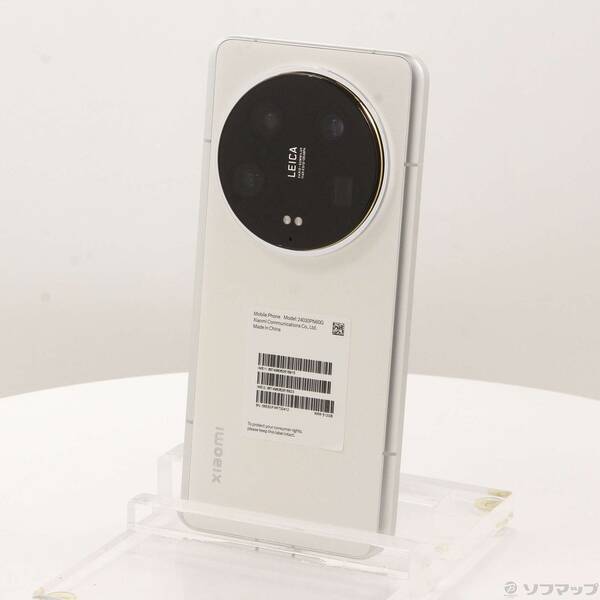 【中古】XIAOMI Xiaomi 14 Ultra 512GB 白いこと MZB0HB1JP SIM無償性 【377-ud】