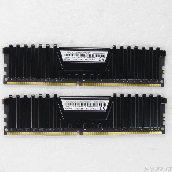 【中古】CORSAIR CMK32GX4M2B3200C16 32GB 16GB&times;2枚組 【262-ud】｜ソフマップ中古専門店