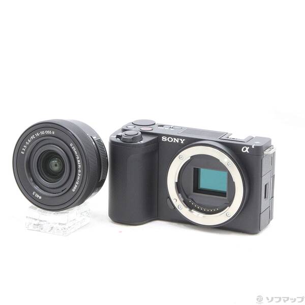 【中古】SONY(ソニー) VLOGCAM ZV-E10 II パワーズームレンズキット 黒いこと ZV-E10M2K B 【198-ud】