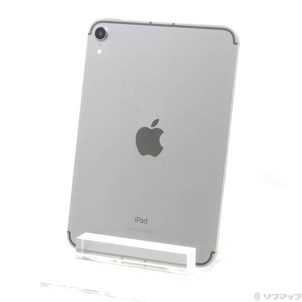 【中古】Apple(アップル) iPad mini 第6時人 64GB あき場所薄墨色 MK893J／A SIM無償性 【262-ud】 スマートフォン・タブレット-タブレットPC本体