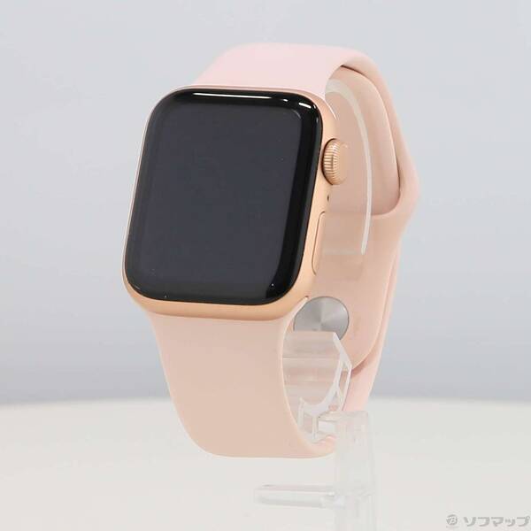【中古】Apple(アップル) Apple Watch SE 第1時人 GPS 40粍 ゴールドアルミニウムケース ピンクサンドスポーツバンド 【198-ud】