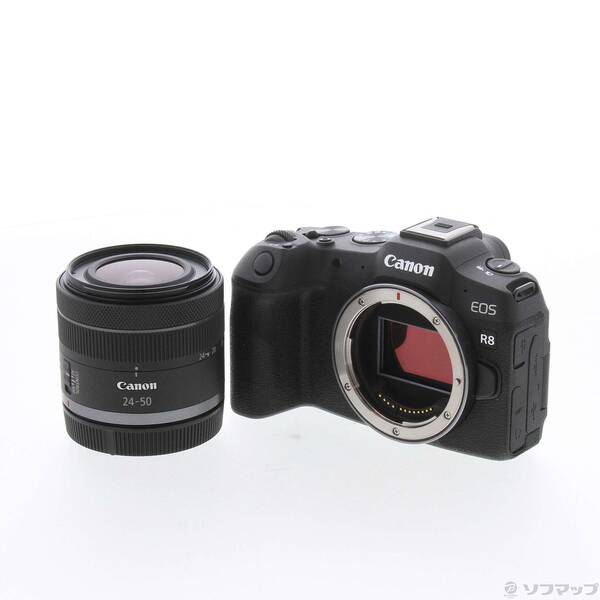 【中古】Canon(キヤノン) EOS R8 RF24-50 IS STM 水晶体一揃いの道具 【262-ud】