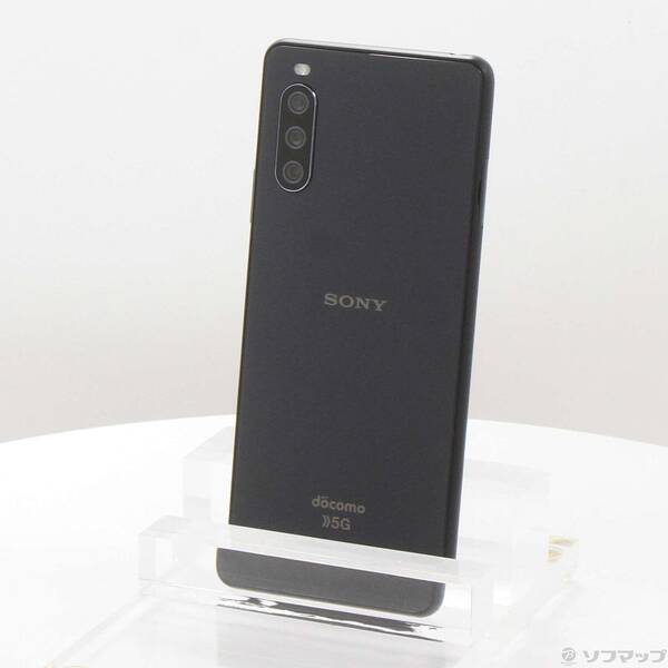【中古】SONY(ソニー) Xperia 10 III 128GB 黒いこと SO-52B docomo鍵を掛ける取りけすSIM無償性 【198-ud】