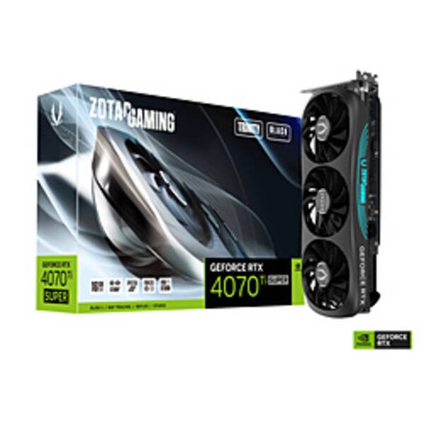【中古】ZOTAC(ゾタック) ZOTAC GAMING GeForce RTX 4070 Ti SUPER Trinity Black Edition ZT-D40730D-10P 【344-ud】｜ソフマップ中古専門店