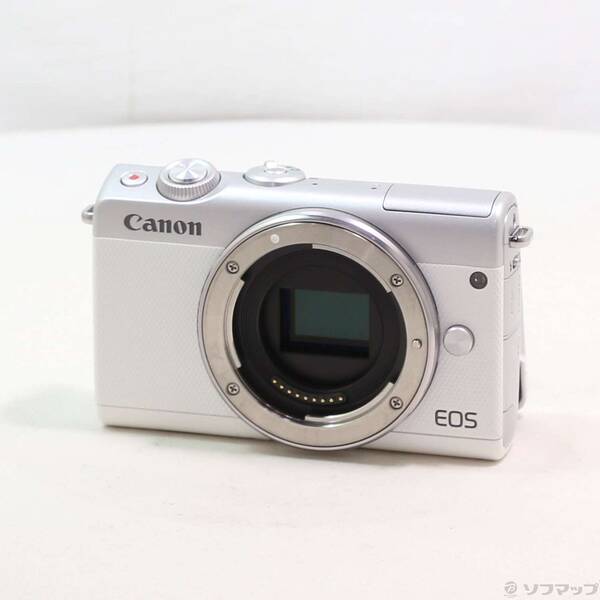 【中古】Canon(キヤノン) 銀鏡受け答え一眼写真機 EOS M100 上半身 白いこと 【349-ud】