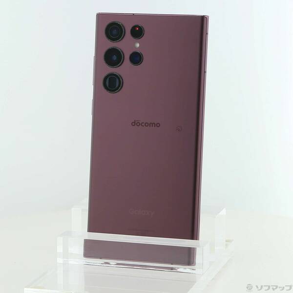 【中古】SAMSUNG(サムスン) Galaxy S22 Ultra 256GB バーガンディ SC-52C docomo SIM無償性 【258-ud】 スマートフォン本体-スマートフォン・タブレット