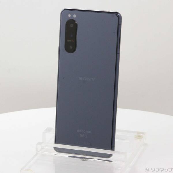 【中古】SONY(ソニー) Xperia 5 II 128GB 青み SO-52A docomo鍵を掛ける取りけすSIM無償性 【348-ud】