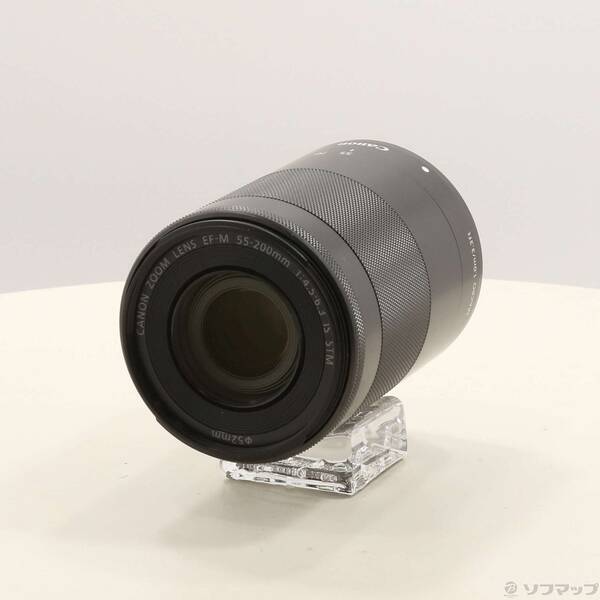 【中古】Canon(キヤノン) EF-M 55-200粍 F4.5-6.3 IS STM 黒鉛 【198-ud】