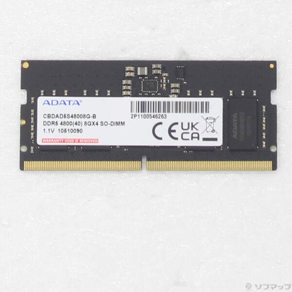 【中古】ADATA(エイデーター) CBDAD5S48008G-B 【262-ud】