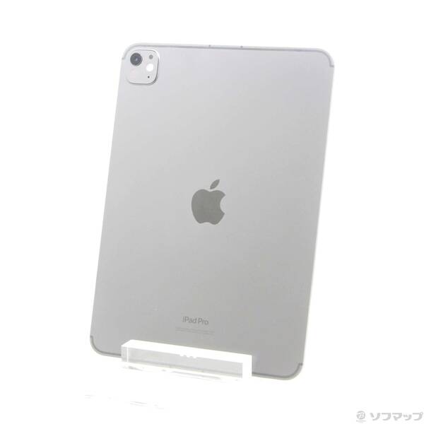 【中古】Apple(アップル) iPad Pro 11in 第5時人 標準尺度硝子 256GB 間隔文字黒いこと MVW13J／A SIM無償性 【198-ud】