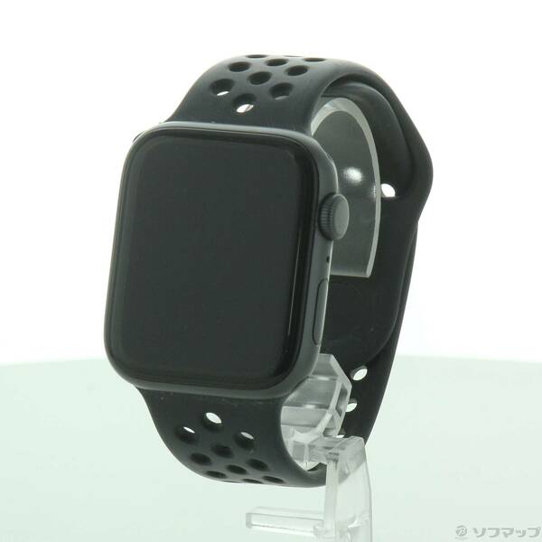【中古】Apple(アップル) Apple Watch Series 6 Nike GPS 44粍 スペースグレイアルミニウムケース アンスラサイト／黒いことNike運動競技ダンス楽隊 【198-ud】