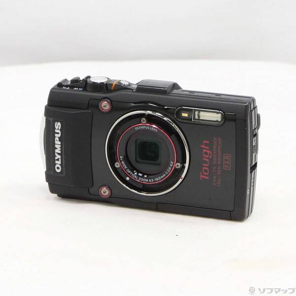 【中古】OLYMPUS(オリンパス) STYLUS TG-4 BLK Tough 黒いこと 【198-ud】