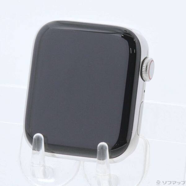 【中古】Apple(アップル) Apple Watch Series 6 GPS + Cellular 44粍 シルバーステンレススチールケース ダンス楽隊絶無 【198-ud】