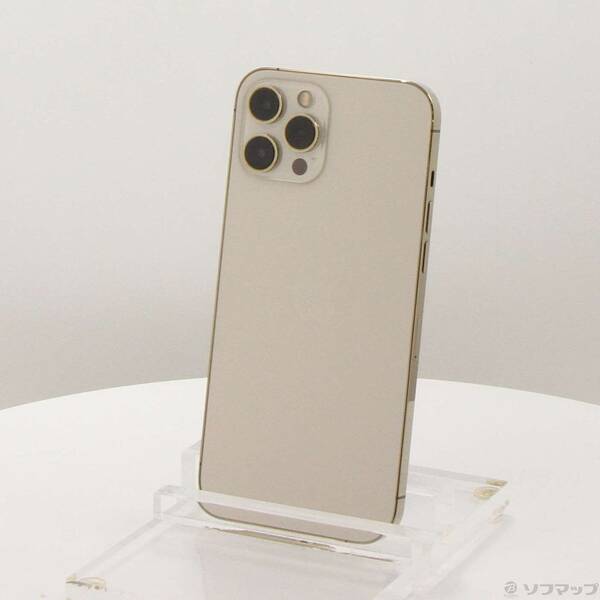 【中古】Apple(アップル) iPhone12 Pro Max 256GB ゴールド MGD13J／A SoftBank 【262-ud】 スマートフォン・タブレット-スマートフォン本体