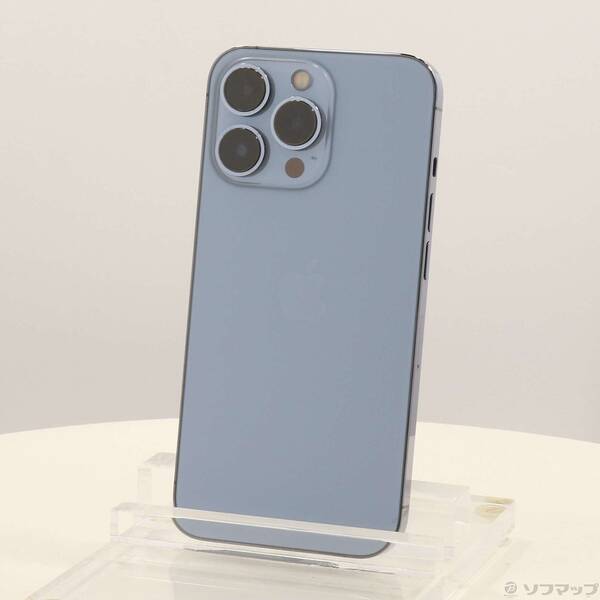 【中古】Apple(アップル) iPhone13 Pro 128GB シエラブルー MLUK3J／A SIM無償性 【349-ud】 スマートフォン本体-スマートフォン・タブレット