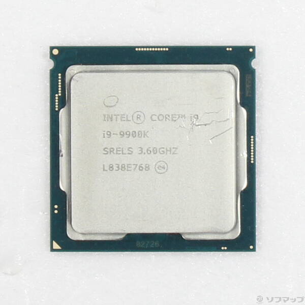 【中古】intel(インテル) Core i9 9900K 〔3.6GHz／LGA 1151〕 【262-ud】