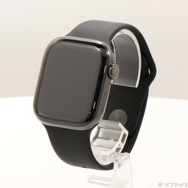 【中古】Apple(アップル) Apple Watch Series 11 GPS + Cellular 42粍 スレートチタニウムケース 黒いこと運動競技ダンス楽隊 【262-ud】